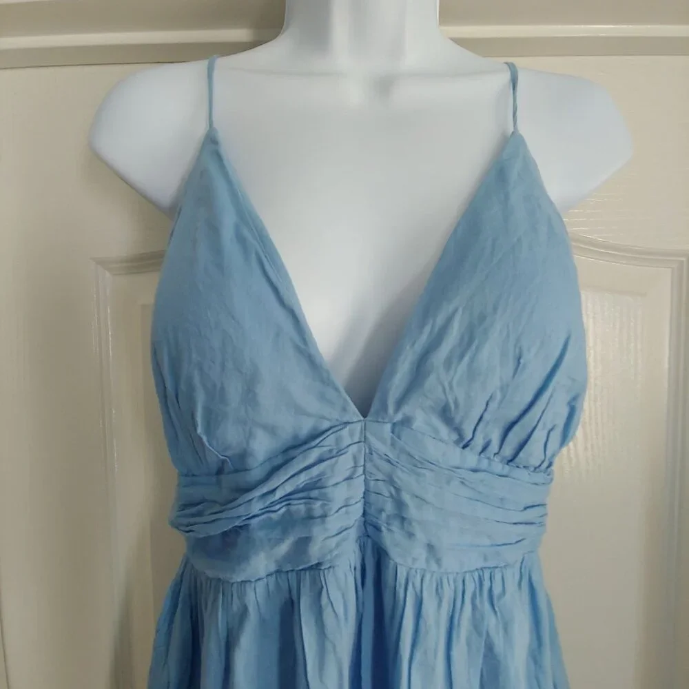 Abercrombie & Fitch Dress Festival Boho Coastal Softgirl Romantic Effortless XLT